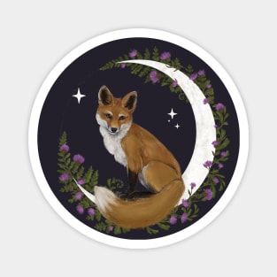 Thistle Moon Fox Magnet